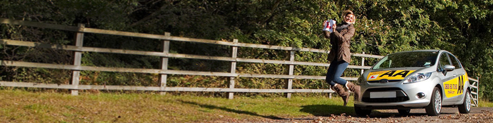 Young woman who has passed her driving test