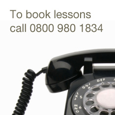 To book lessons call 0800 980 1834