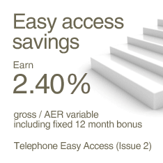 Easy access savings (Issue 1)