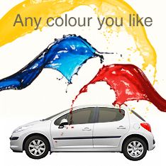 Any colour you like. Does car colour matter?