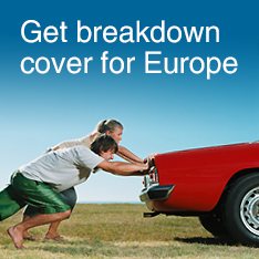 Get breakdown cover for Europe