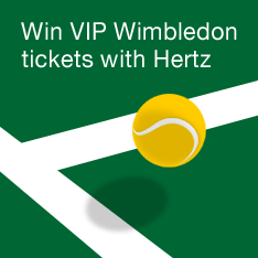Win VIP Wimbledon tickets with Hertz