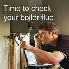 Time to check your boiler flue