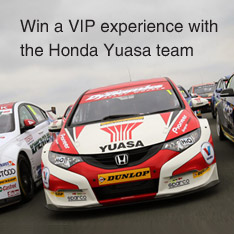 Win a VIP experience with the Honda Yuasa team