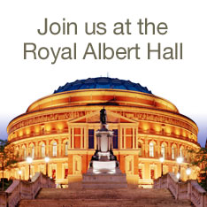 Join us at the Royal Albert Hall