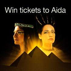 Win tickets to Aida