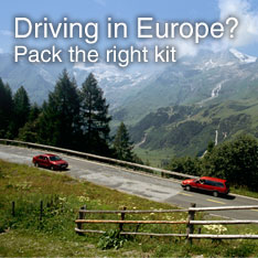 Driving to Europe? Be prepared