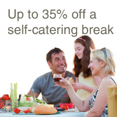 Up to 35% off a self-catering break