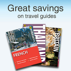 Great savings on travel guides