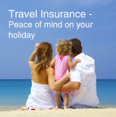 Travel insurance - Peace of mind on your holiday