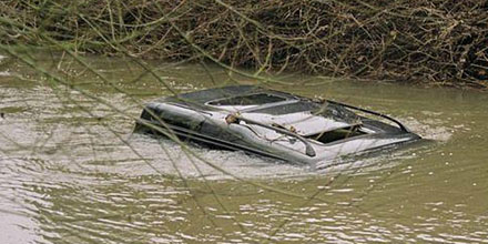 Though rare overall, drowning in motor vehicles accounts for a third of all flood-related deaths
