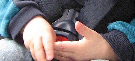 Most children start to release the harness buckle or wriggle out of the belts at some time