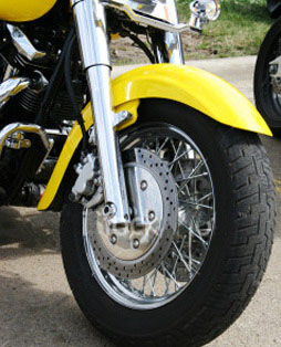 visual inspection of your tyres before every ride is a good habit