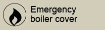 Emergency boiler cover