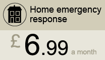 Home emergency response &pound;6.99 a month