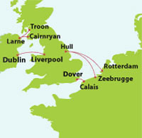 P&O Ferries routes
