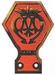 Industrial or commercial vehicle section badge, 1911 to ca 1930