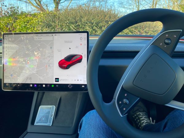 Tesla new model 3 int