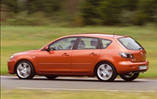 picture of mazda 3 in action