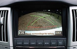 picture of lexus rx300 reversing camera display