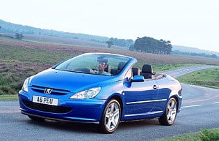 picture of peugeot 307 cc from the front