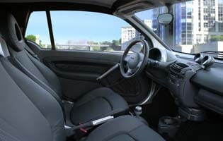 picture of smart fortwo interior