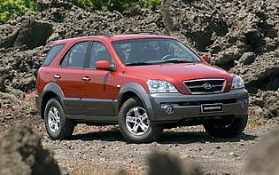 picture of kia Sorento from the front