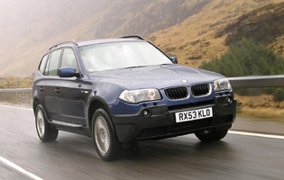 Picture of bmw x3 from the front