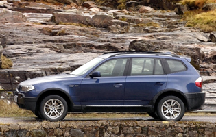 Picture of bmw x3 from the side