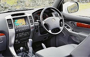 picture of Toyota land cruiser interior