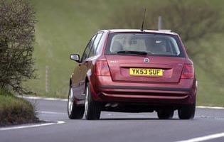 picture of fiat stilo from the rear