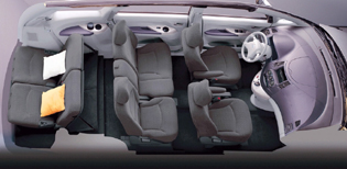 picture of mitsubishi grandis seating