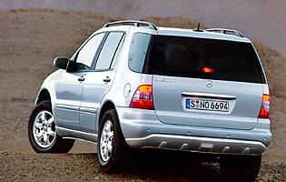 picture of M-Class on the road from rear