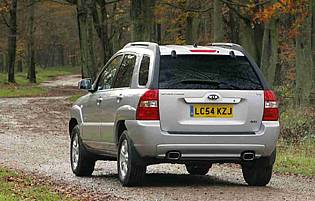 picture of sportage from the rear