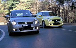 picture of two suzuki swifts