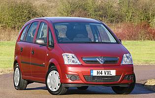 Vauxhall meriva isofix points top