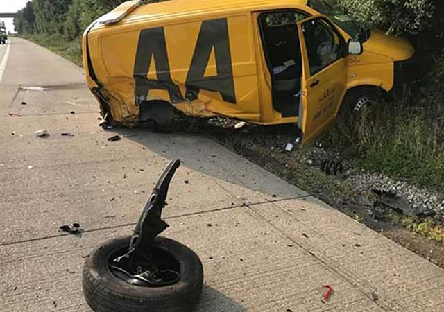 Aa m20 crash vehicle