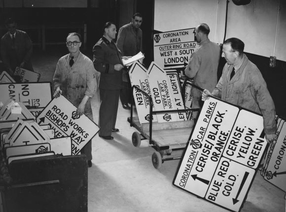 Coronation aa signs may 1953