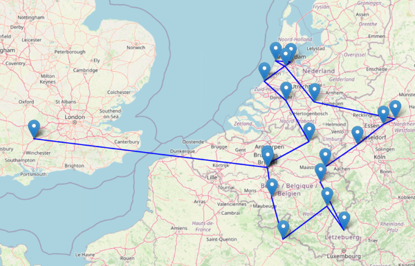 Route ev rally europa 2025 ai
