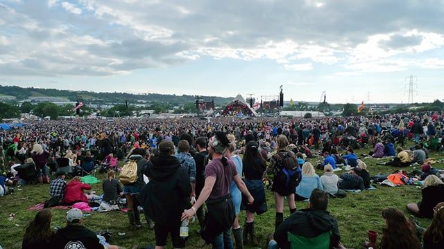 Glastonbury crowd