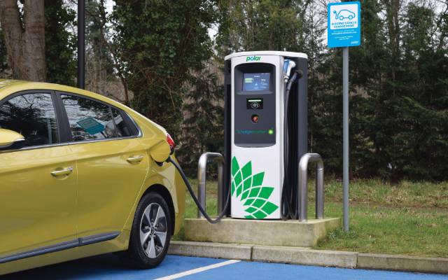 Electric vehicle charging with an ev rapid charger