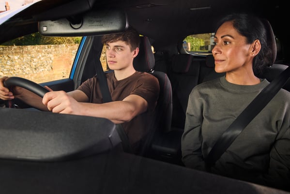 Learner driver biting point