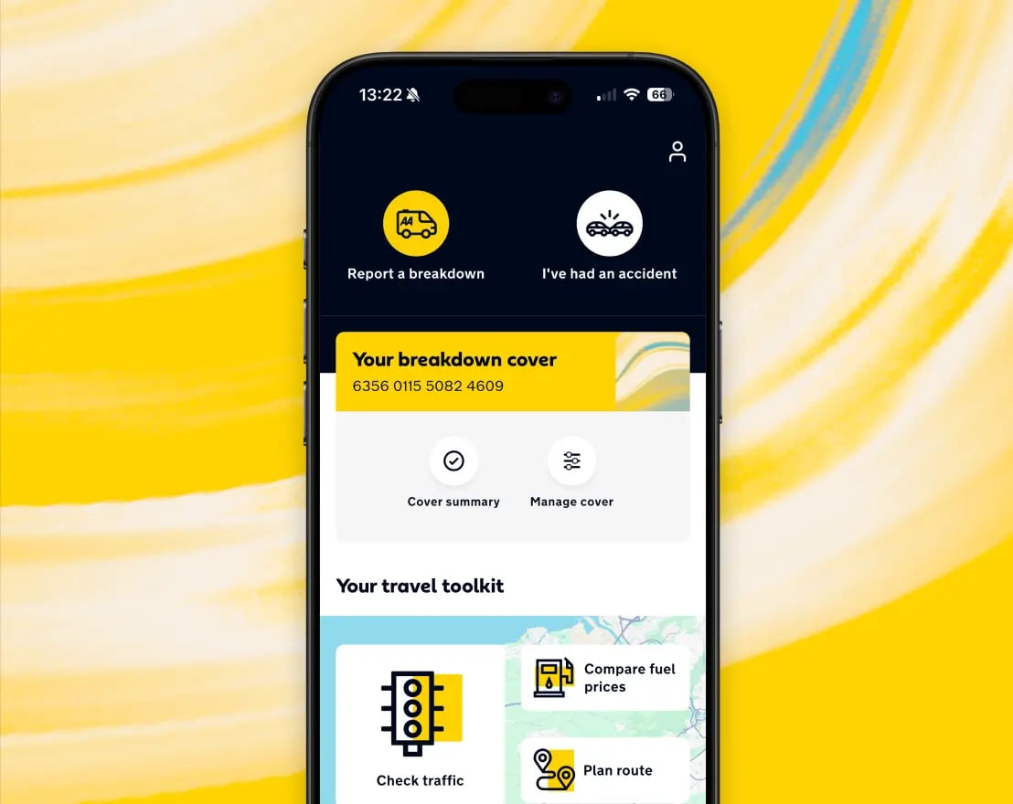 The AA app