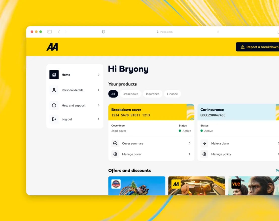 AA account login