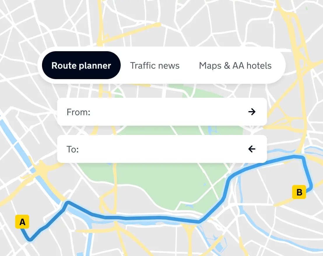 AA Route planner