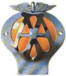 Domed car badge