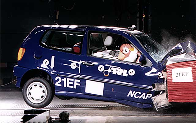 Euroncap rover 100 feb 1997