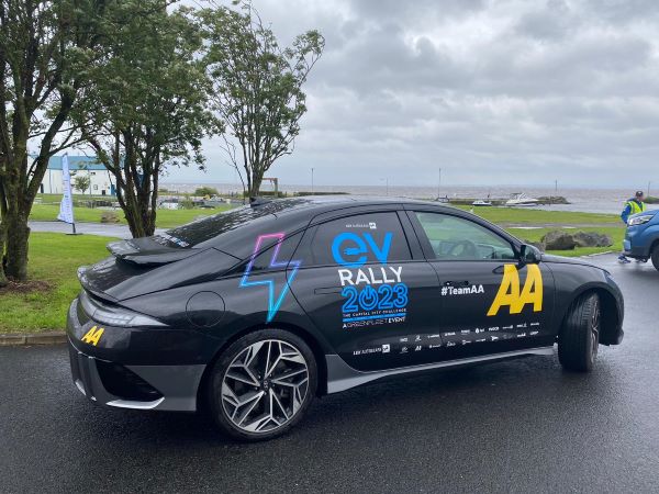 Ioniq ev rally side