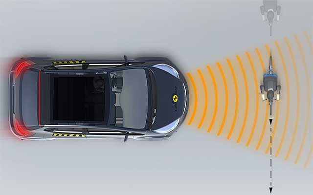 Cyclist crossing euroncap