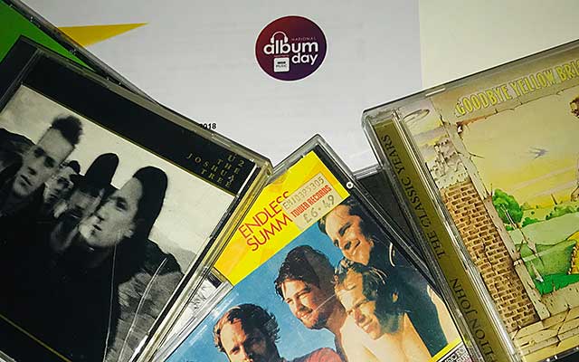 A selection of classic albums on compact disc